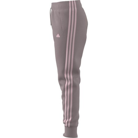 Kids Girls Future Icons 3-Stripes Cotton Joggers, Purple, A701_ONE, large image number 8