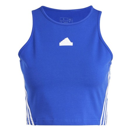 Women Future Icons 3-Stripes Tank Top, Blue, A701_ONE, large image number 3