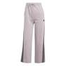 Womens Future Icons 3-Stripes Open Hem Joggers, Purple, A701_ONE, thumbnail image number 0
