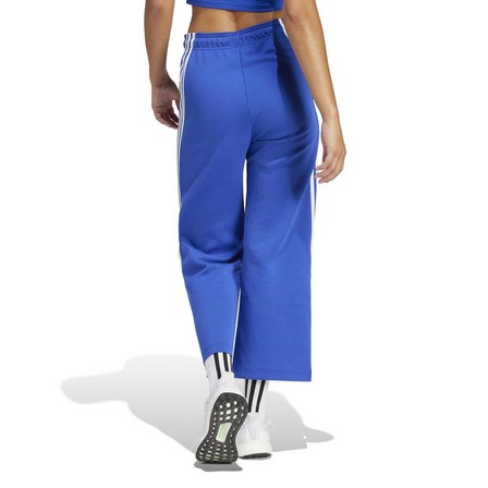 Women Future Icons 3-Stripes Open Hem Joggers, Blue, A701_ONE, large image number 1