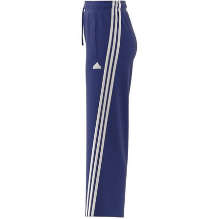 Women Future Icons 3-Stripes Open Hem Joggers, Blue, A701_ONE, large image number 6