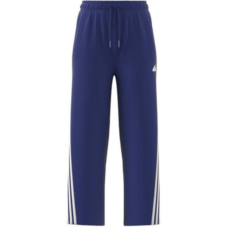 Women Future Icons 3-Stripes Open Hem Joggers, Blue, A701_ONE, large image number 10