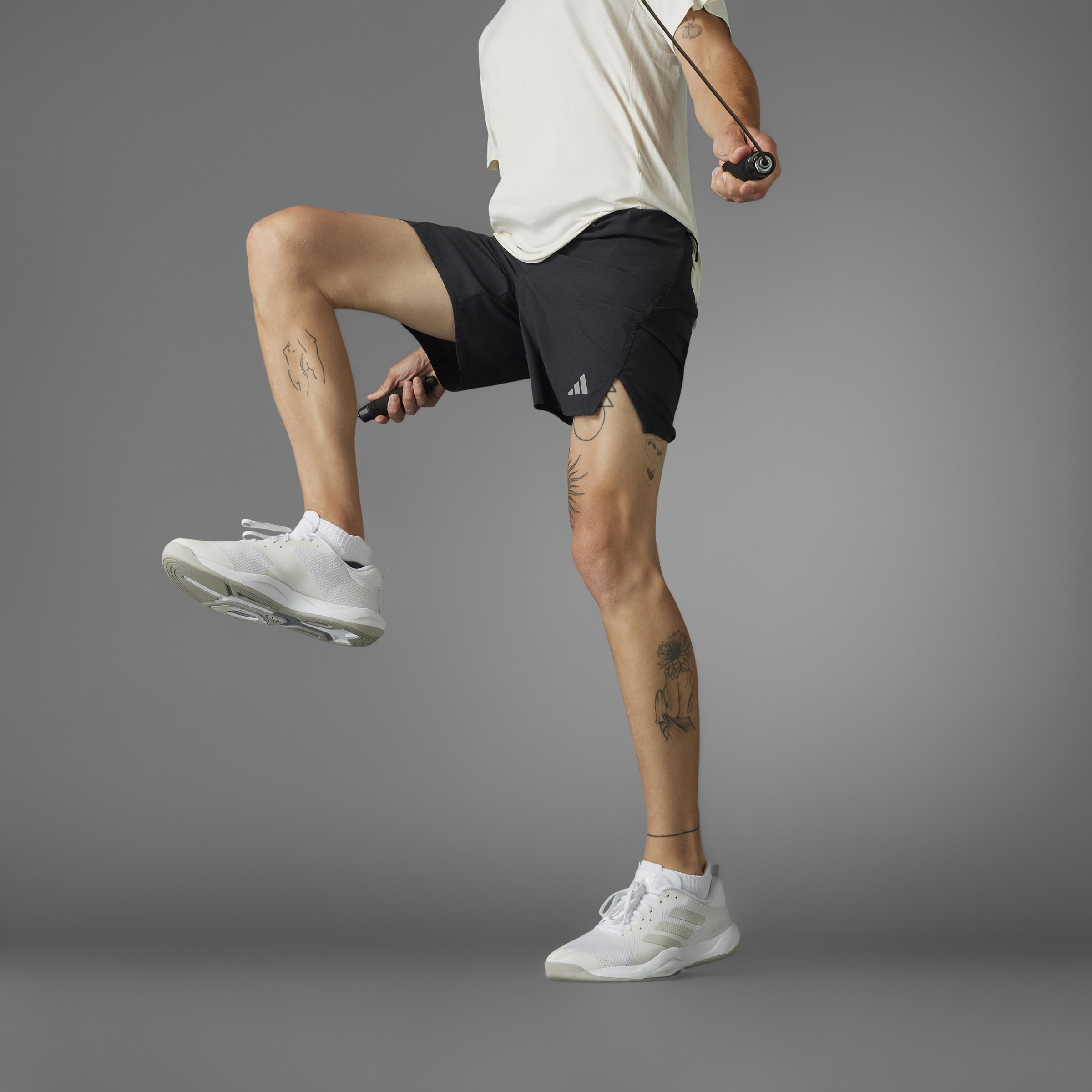 Designed for Training HIIT Workout HEAT.RDY Shorts, Black, , large image number 7