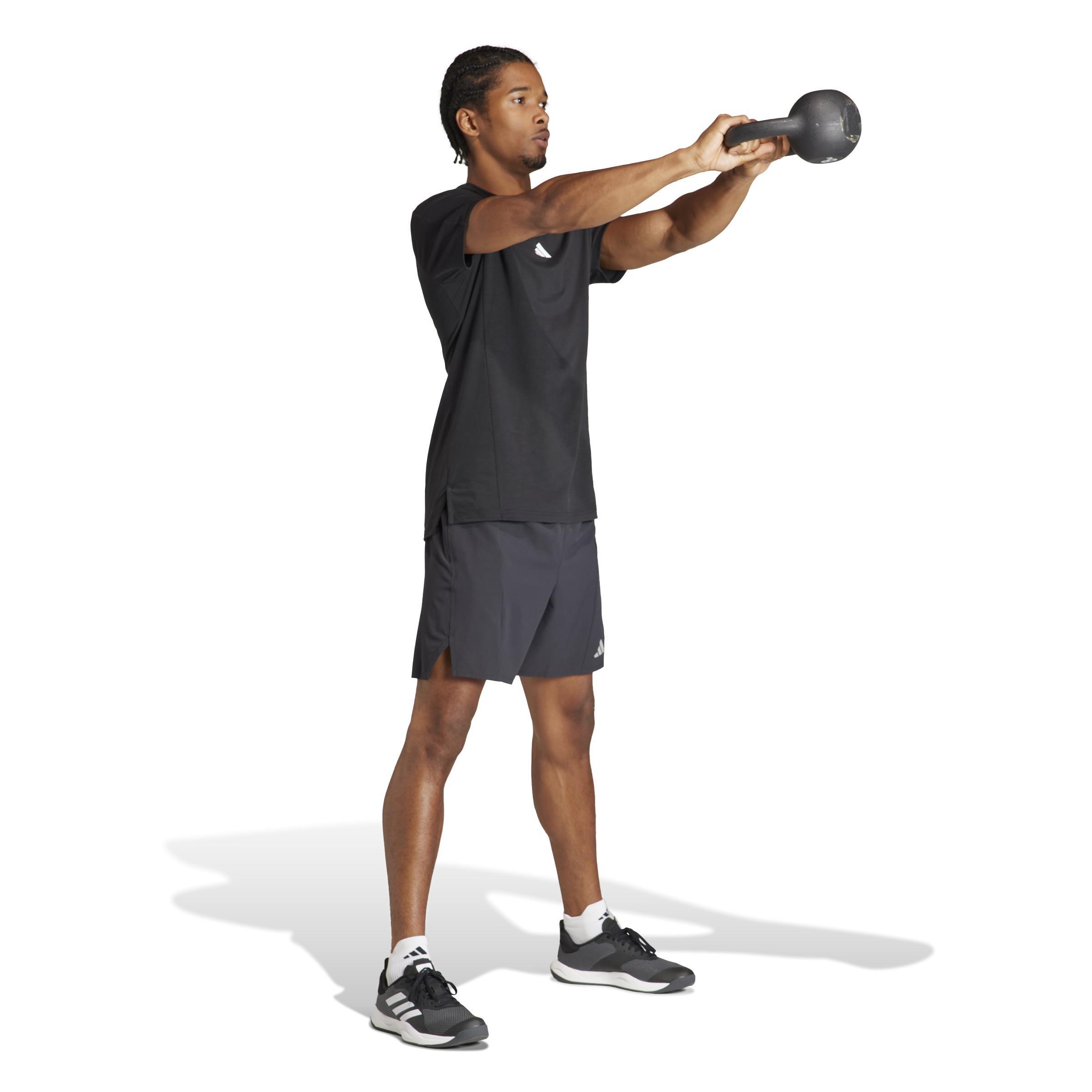 Designed for Training HIIT Workout HEAT.RDY Shorts, Black, , large image number 12