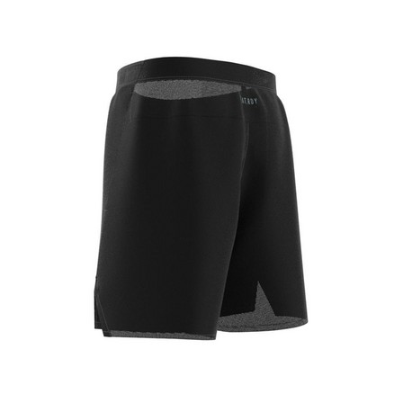 Men Training Hiit Workout Heat.Rdy Shorts, Black, A701_ONE, large image number 14
