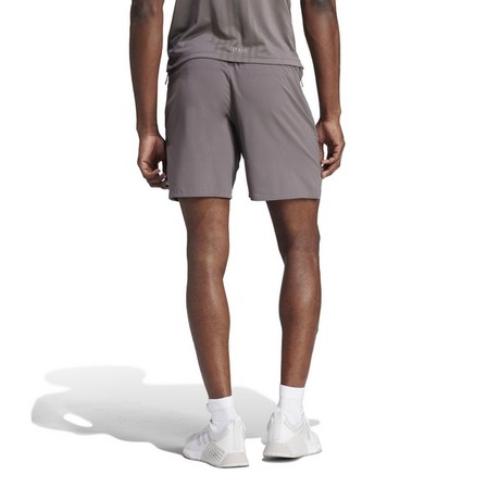 Men Designed For Training Hiit Workout Heat.Rdy Shorts, Brown, A701_ONE, large image number 1