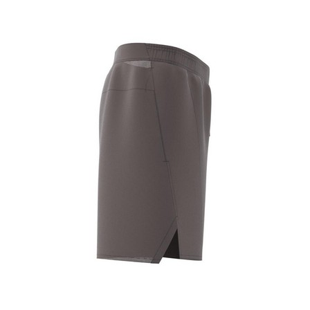 Men Designed For Training Hiit Workout Heat.Rdy Shorts, Brown, A701_ONE, large image number 9