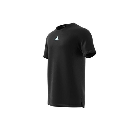 Men Training Hiit Workout Heat.Rdy T-Shirt, Black, A701_ONE, large image number 14