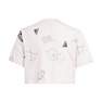 Kids Girls Brand Love Crop T-Shirt, Pink, A701_ONE, thumbnail image number 2