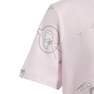 Kids Girls Brand Love Crop T-Shirt, Pink, A701_ONE, thumbnail image number 4