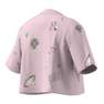 Kids Girls Brand Love Crop T-Shirt, Pink, A701_ONE, thumbnail image number 8