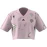 Kids Girls Brand Love Crop T-Shirt, Pink, A701_ONE, thumbnail image number 11