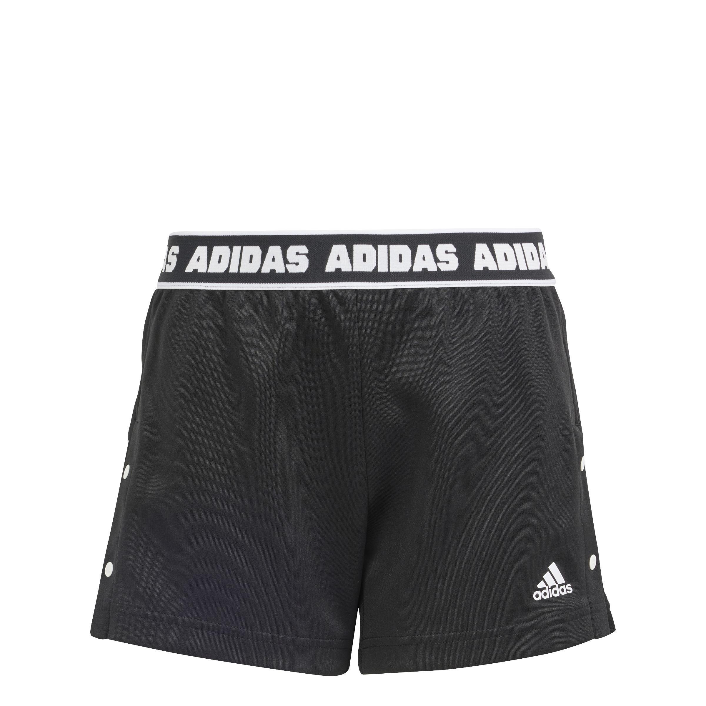 adidas - Kids Girls Dance Knit Shorts, Black