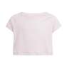 Kids Girls Aeroready Dance Crop T-Shirt Kids, Pink, A701_ONE, thumbnail image number 0
