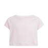 Kids Girls Aeroready Dance Crop T-Shirt Kids, Pink, A701_ONE, thumbnail image number 1