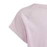Kids Girls Aeroready Dance Crop T-Shirt Kids, Pink, A701_ONE, thumbnail image number 4