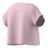 Kids Girls Aeroready Dance Crop T-Shirt Kids, Pink, A701_ONE, thumbnail image number 10