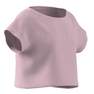 Kids Girls Aeroready Dance Crop T-Shirt Kids, Pink, A701_ONE, thumbnail image number 11