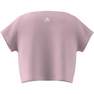 Kids Girls Aeroready Dance Crop T-Shirt Kids, Pink, A701_ONE, thumbnail image number 13