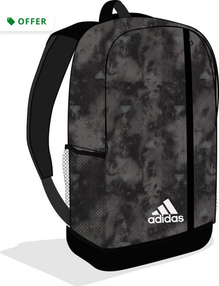 adidas - Unisex Linear Graphic Backpack, Black