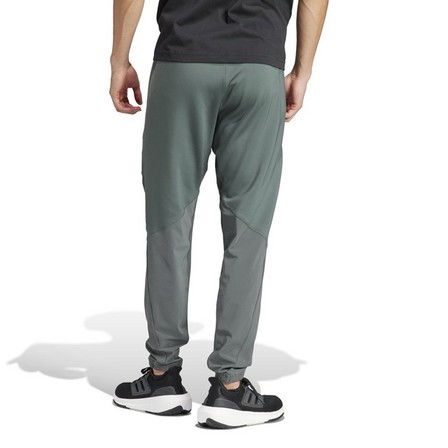 Men Training Workout Joggers, Grey, A701_ONE, large image number 4