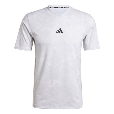 Men Power Workout T-Shirt, White, A701_ONE, large image number 2
