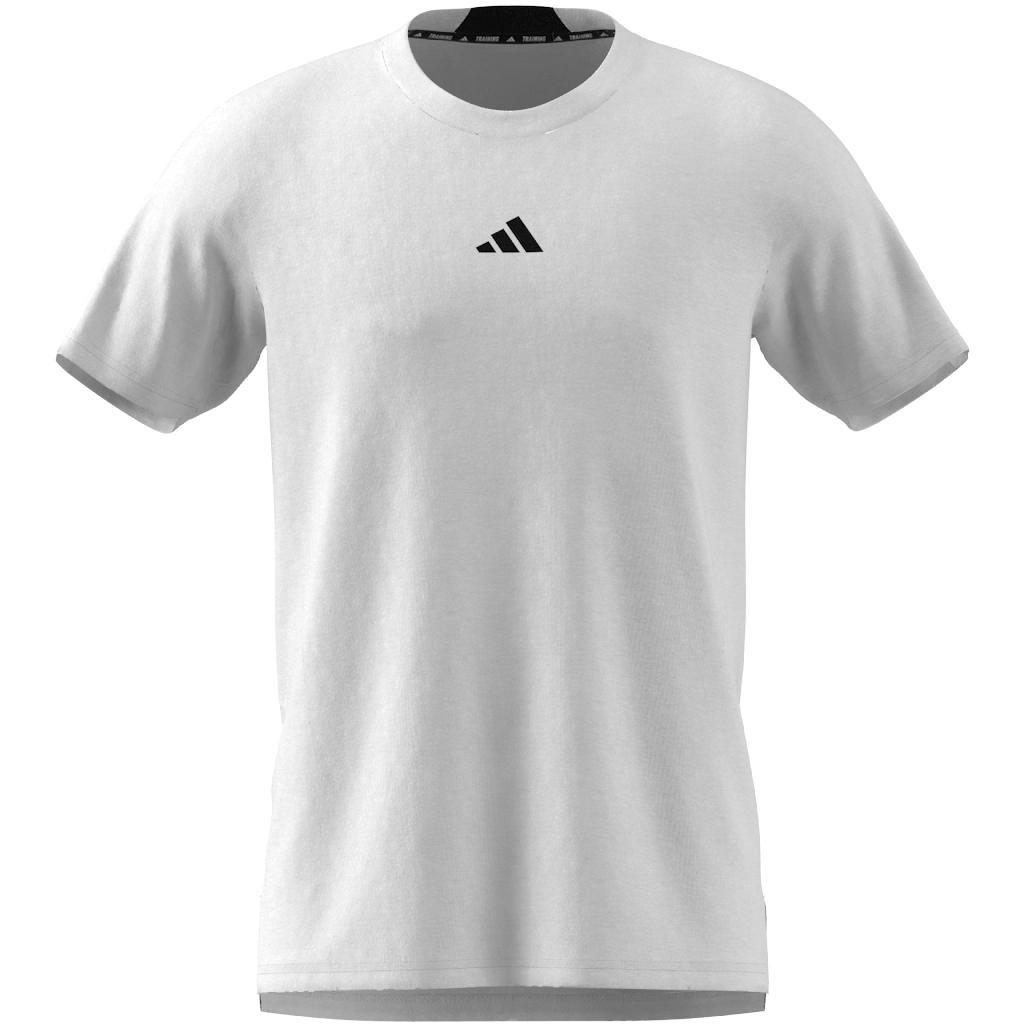 Men Training Workout T-Shirt, White, A701_ONE, large image number 10
