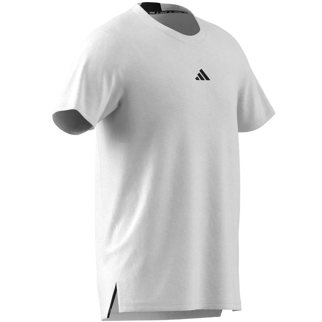 Men Training Workout T-Shirt, White, A701_ONE, large image number 12