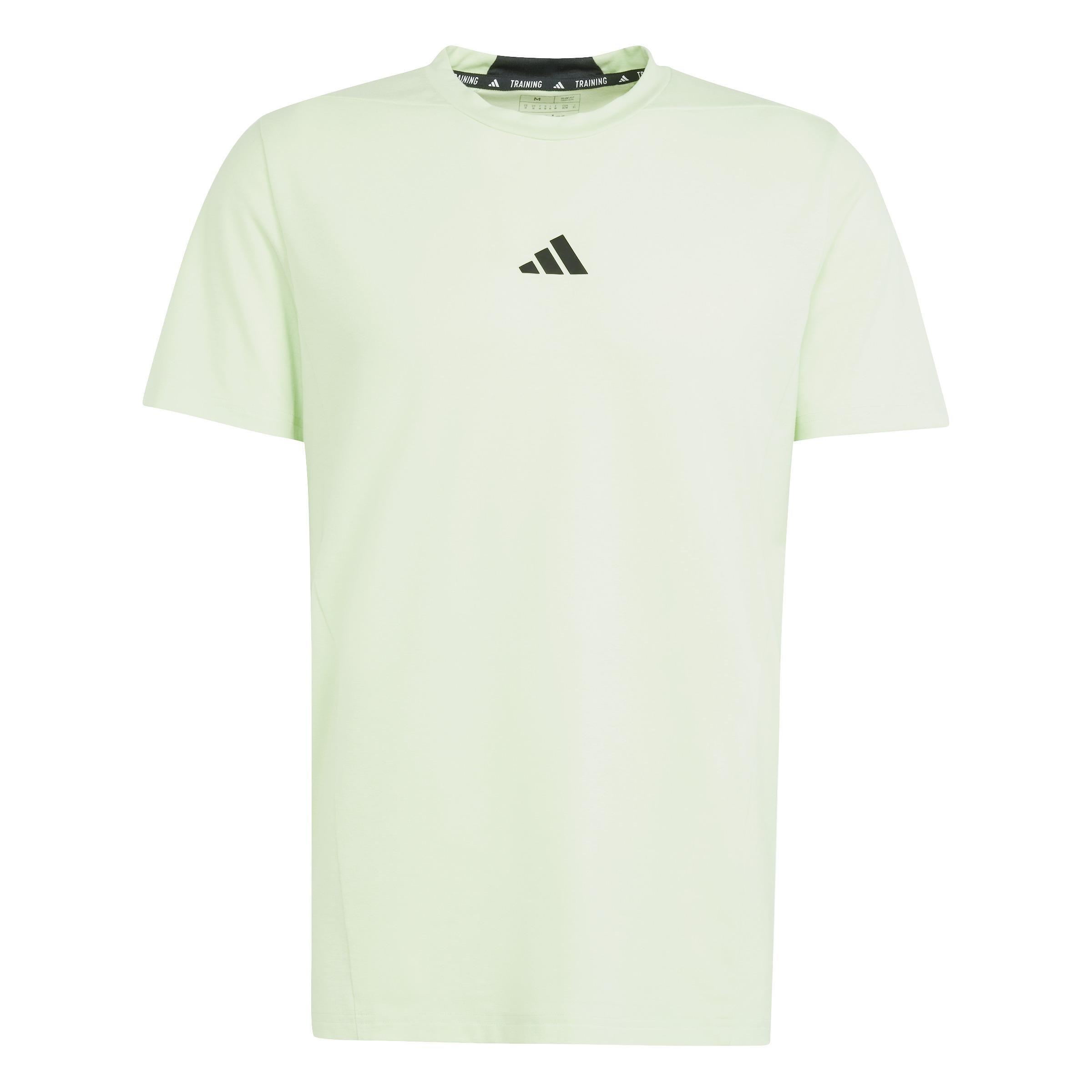 Men Training Workout T-Shirt, Green, A701_ONE, large image number 2