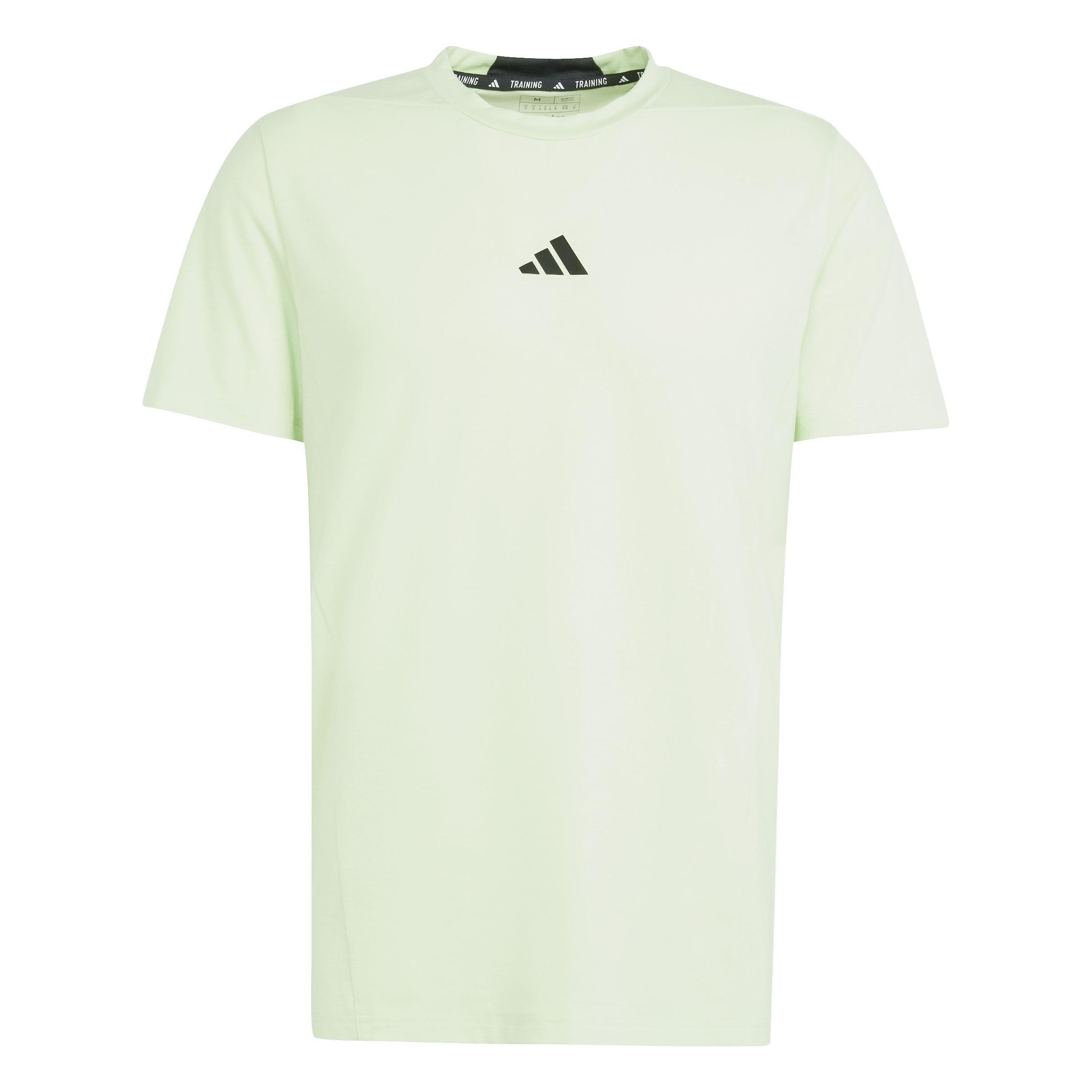 Men Training Workout T-Shirt, Green, A701_ONE, large image number 3