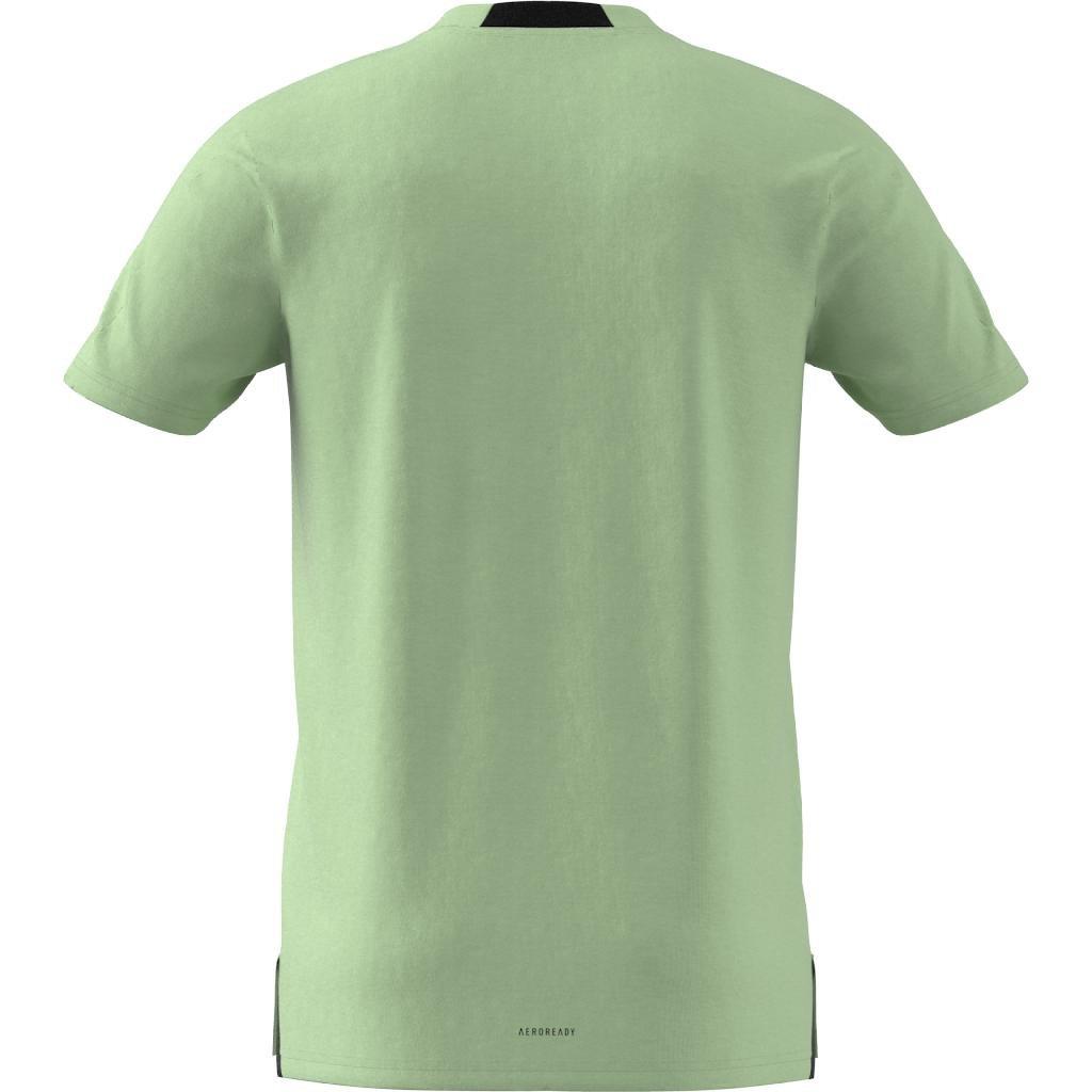 Men Training Workout T-Shirt, Green, A701_ONE, large image number 9