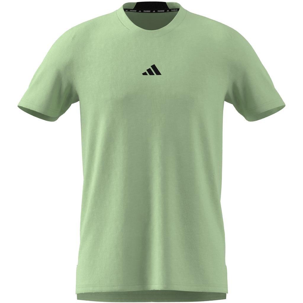Men Training Workout T-Shirt, Green, A701_ONE, large image number 10
