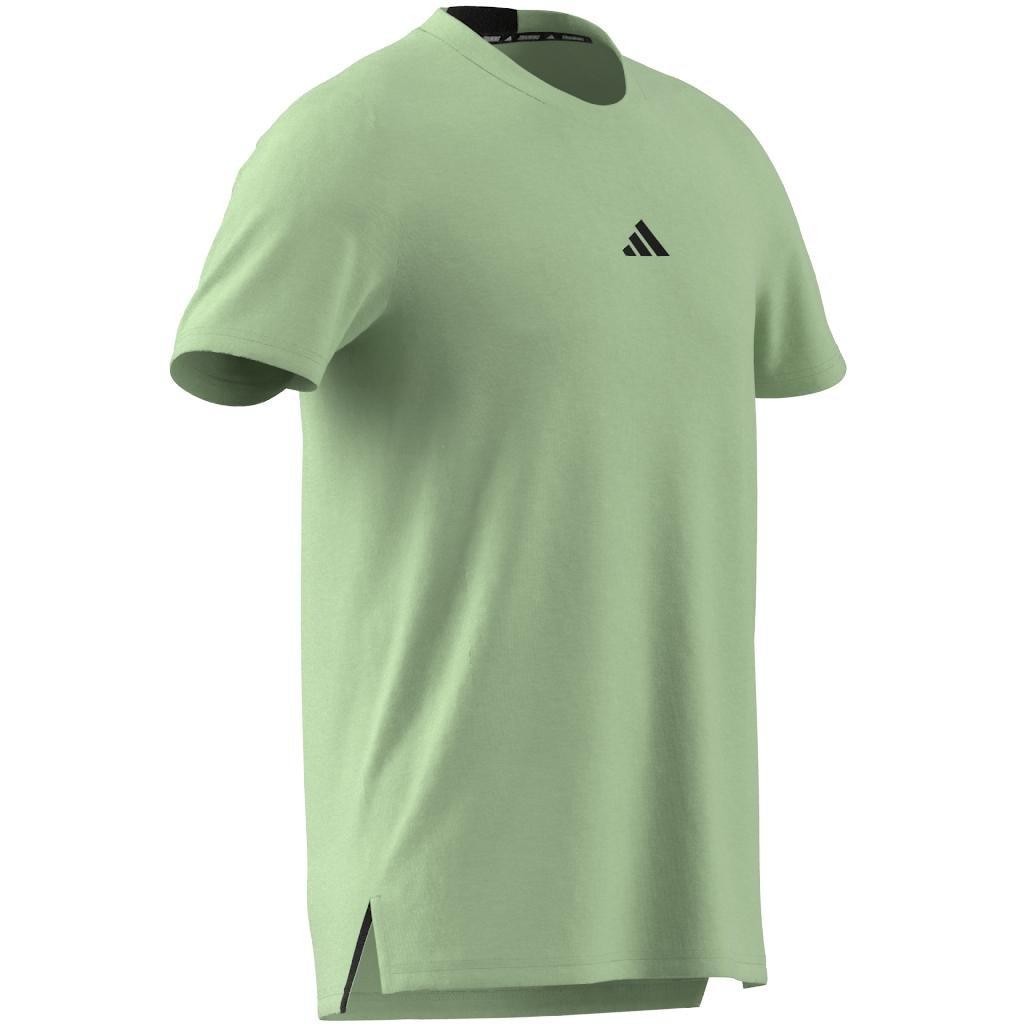 Men Training Workout T-Shirt, Green, A701_ONE, large image number 14