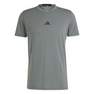 Mens Training Workout T-Shirt, Grey, A701_ONE, thumbnail image number 2