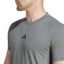 Mens Training Workout T-Shirt, Grey, A701_ONE, thumbnail image number 5
