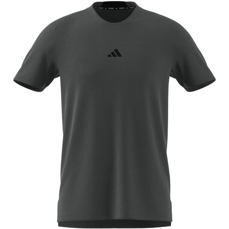 Mens Training Workout T-Shirt, Grey, A701_ONE, large image number 10