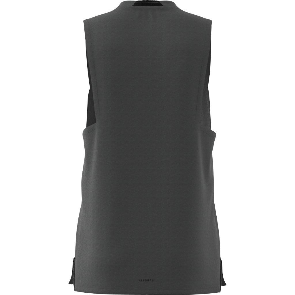 Men Training Workout Tank Top, Grey, A701_ONE, large image number 12