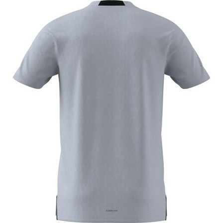 Men Designed For Training Workout T-Shirt, Blue, A701_ONE, large image number 11