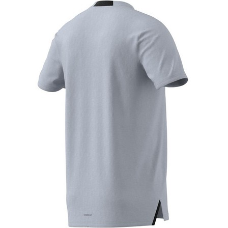 Men Designed For Training Workout T-Shirt, Blue, A701_ONE, large image number 13