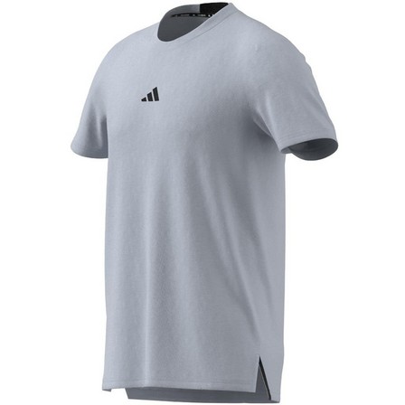 Men Designed For Training Workout T-Shirt, Blue, A701_ONE, large image number 14