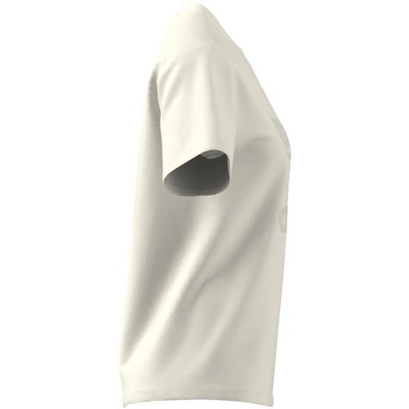 Women Monogram Trefoil T-Shirt, White, A701_ONE, large image number 11