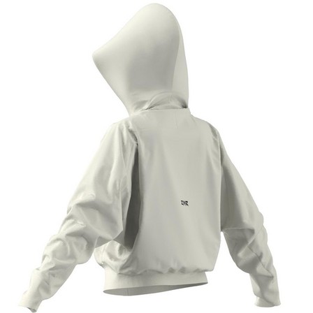 Women Adidas Z.N.E. Full-Zip Hoodie, White, A701_ONE, large image number 8