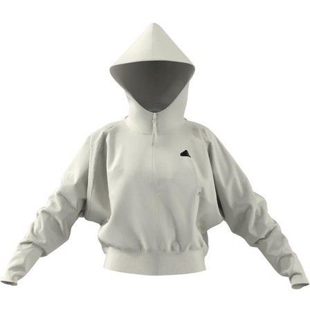 Women Adidas Z.N.E. Full-Zip Hoodie, White, A701_ONE, large image number 10