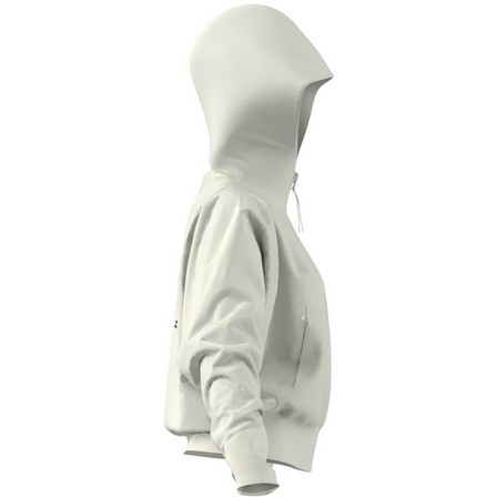 Women Adidas Z.N.E. Full-Zip Hoodie, White, A701_ONE, large image number 11