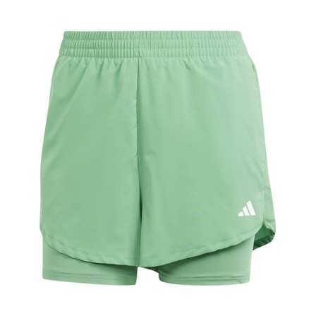 Women Aeroready Training Minimal Two-In-One Shorts, Green, A701_ONE, large image number 0