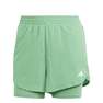 Women Aeroready Training Minimal Two-In-One Shorts, Green, A701_ONE, thumbnail image number 1