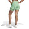 Women Aeroready Training Minimal Two-In-One Shorts, Green, A701_ONE, thumbnail image number 2