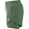 Women Aeroready Training Minimal Two-In-One Shorts, Green, A701_ONE, thumbnail image number 5