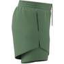 Women Aeroready Training Minimal Two-In-One Shorts, Green, A701_ONE, thumbnail image number 7
