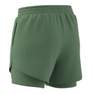 Women Aeroready Training Minimal Two-In-One Shorts, Green, A701_ONE, thumbnail image number 9